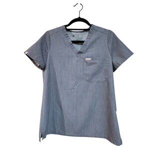 Figs Technical Collection XS Chambray Scrub Top